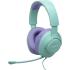 JBL Quantum 100M2 Wired Gaming Headphones, 40mm Dynamic Drivers, Detachable Boom, Directional Microphone Pick-Up Pattern, Fabric-Covered Memory Foam Ear Cushions, 1.2m Cable, Blue